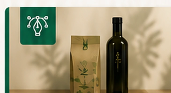 Premium food packaging and product presentation representing digital and creative execution.
